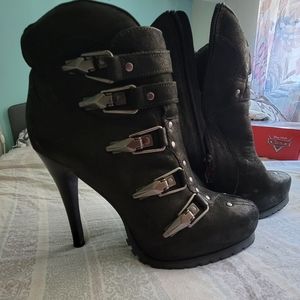 Ash Extreme Ankle Leather stilleto Boots Used